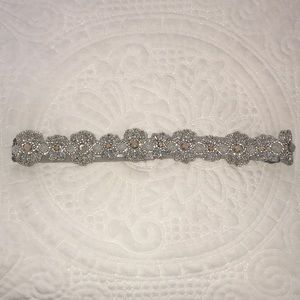 Anthropologie Beaded Elastic Belt